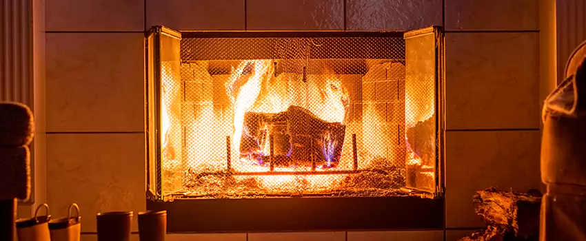 Mendota Hearth Landscape Fireplace Installation in Big Spring, Texas