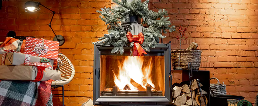 Travis Industries Linear Gas Fireplace Installation in Big Spring, Texas