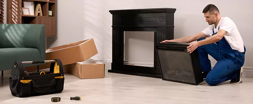 Old Rusted Metal Fireplace Repair And Replacement in Big Spring, TX